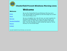 Tablet Screenshot of chesterfieldlions.org